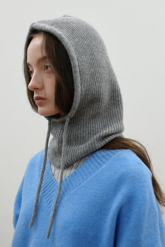 Cashmere Balaclava_Grey