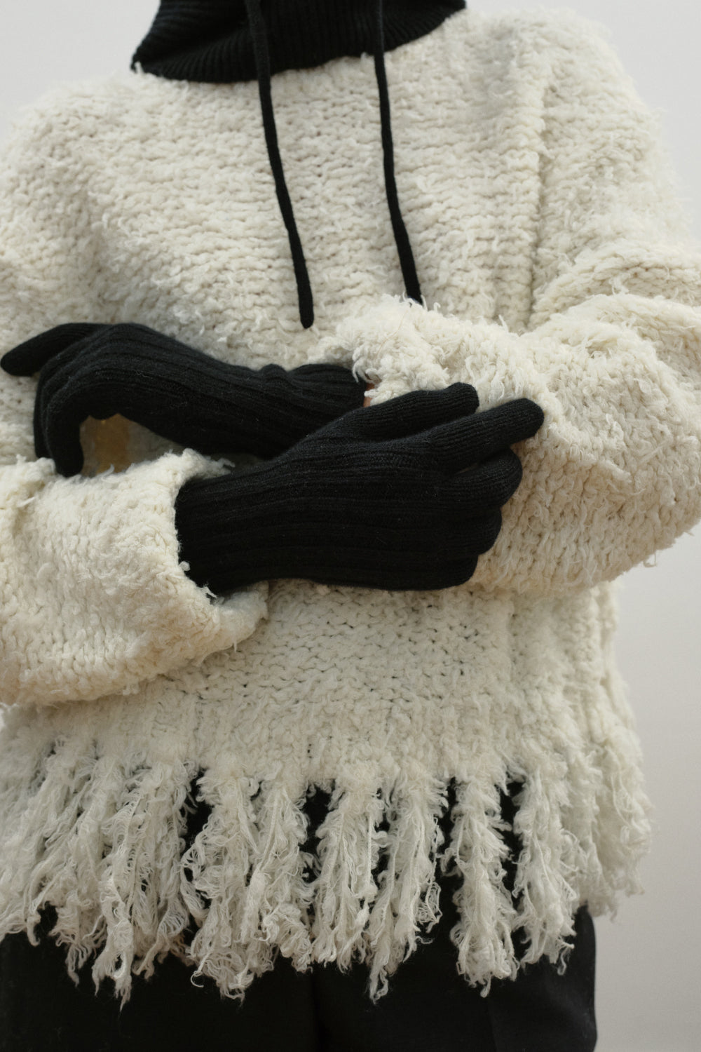 Textured Touch Gloves_Black