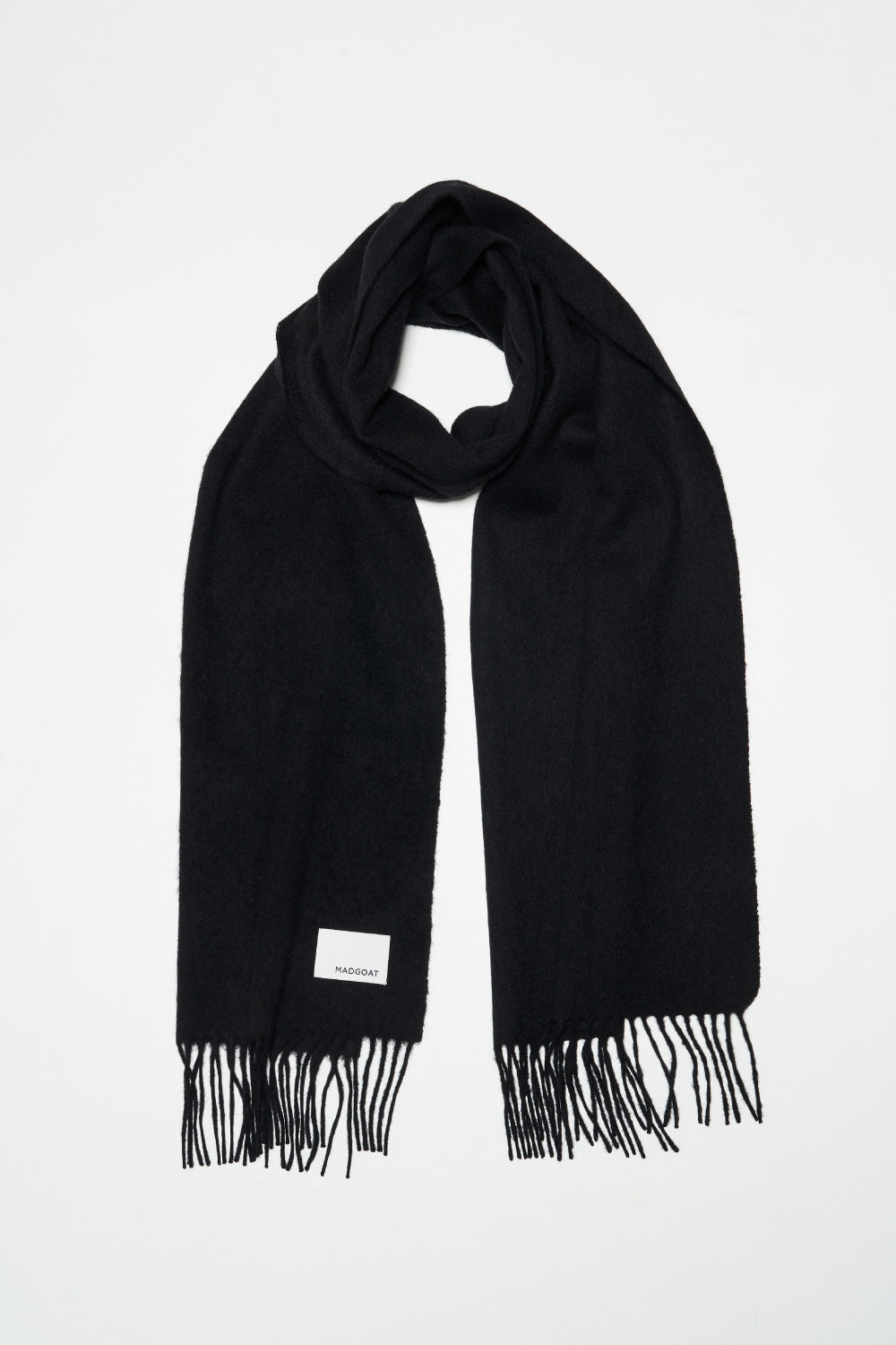 Wool Scarf Solid_Black