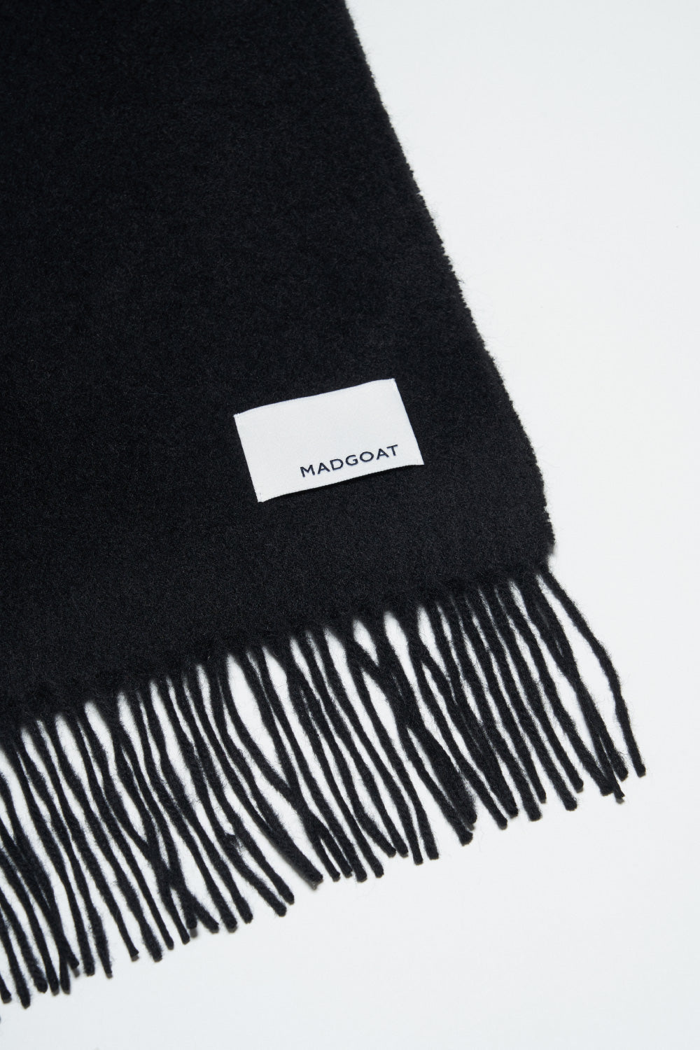 Wool Scarf Solid_Black