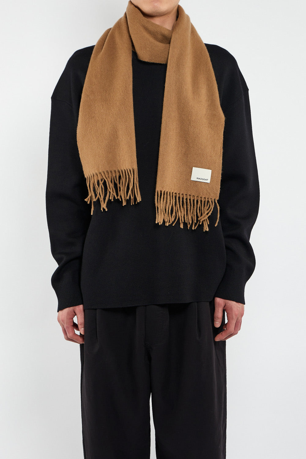 Wool Scarf Solid_Camel