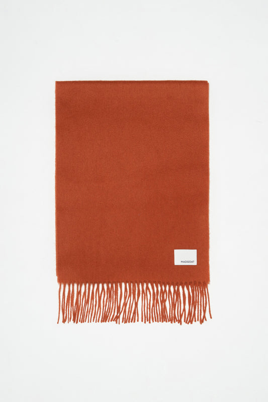 Wool Scarf Solid_Orange